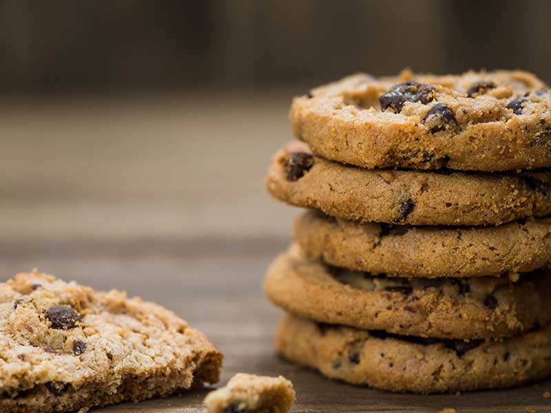 Images of some baked cookies