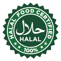 Halal Food Certified Badge